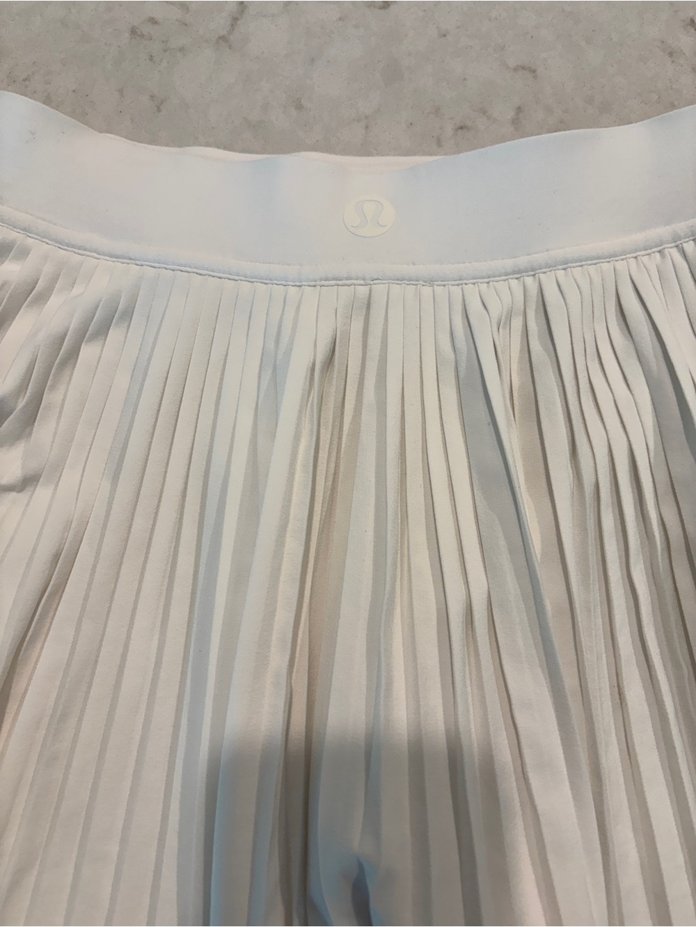 Lululemon White Tennis Skort Built-In Shorts Multi Pocket Size 8 Like New - Picture 2 of 8